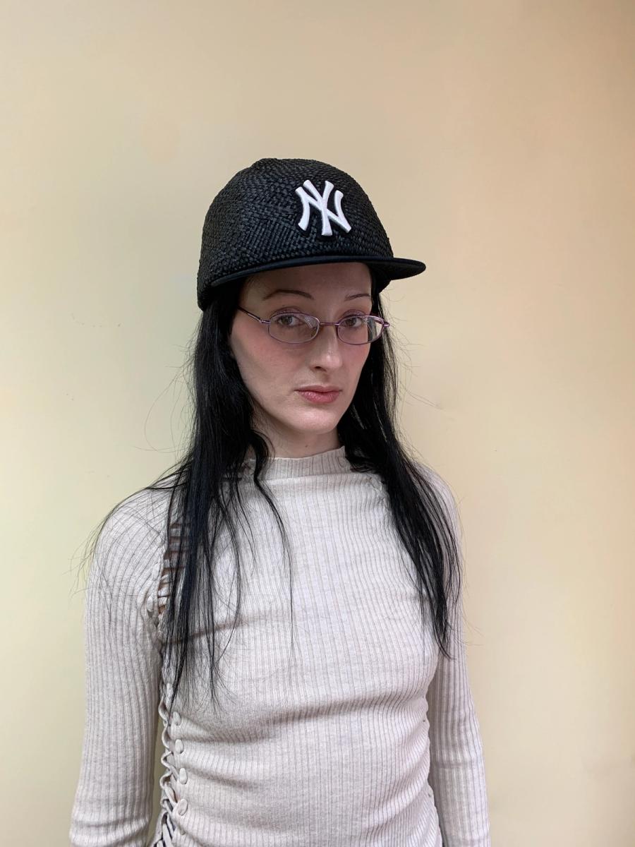 Yeah Right!! Woven New York Yankee Hat product image