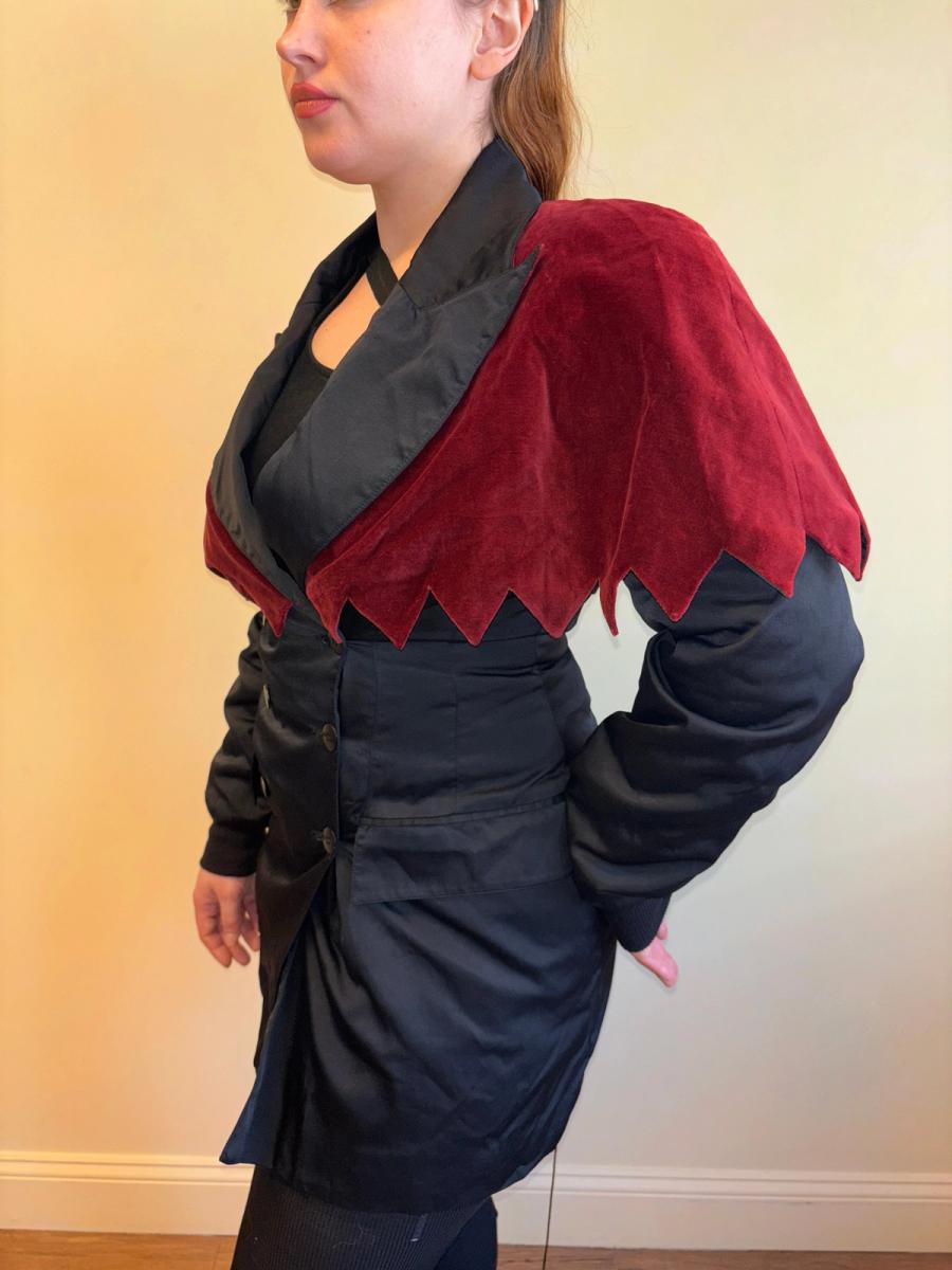 90s Aquagirl Jagged Hem Collar Jacket product image