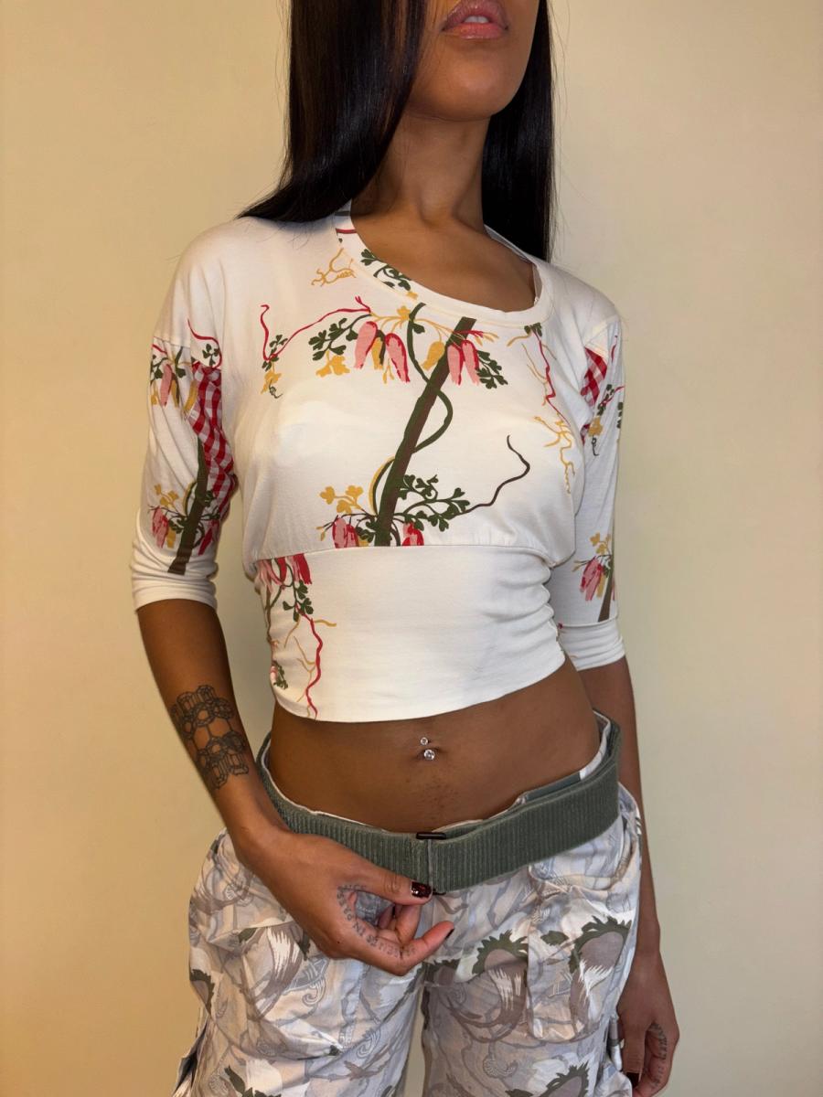 Vivienne Westwood Anglomania Floral Savages Twisted Top  product image