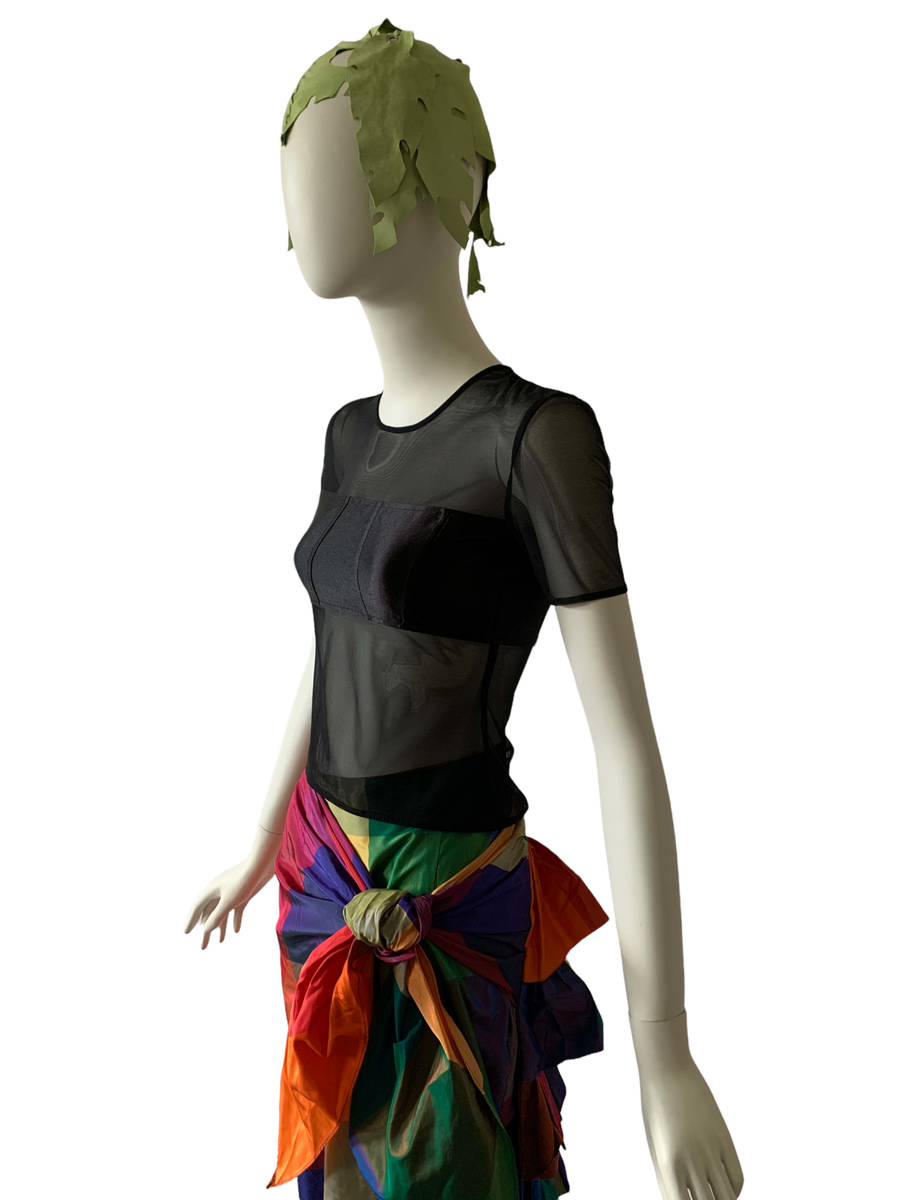 90s Chantal Thomass Bandeau and Mesh Top product image