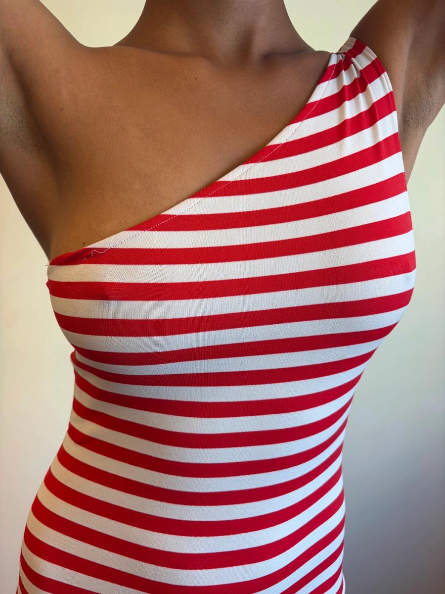 1970s Kamali Striped Dress product image