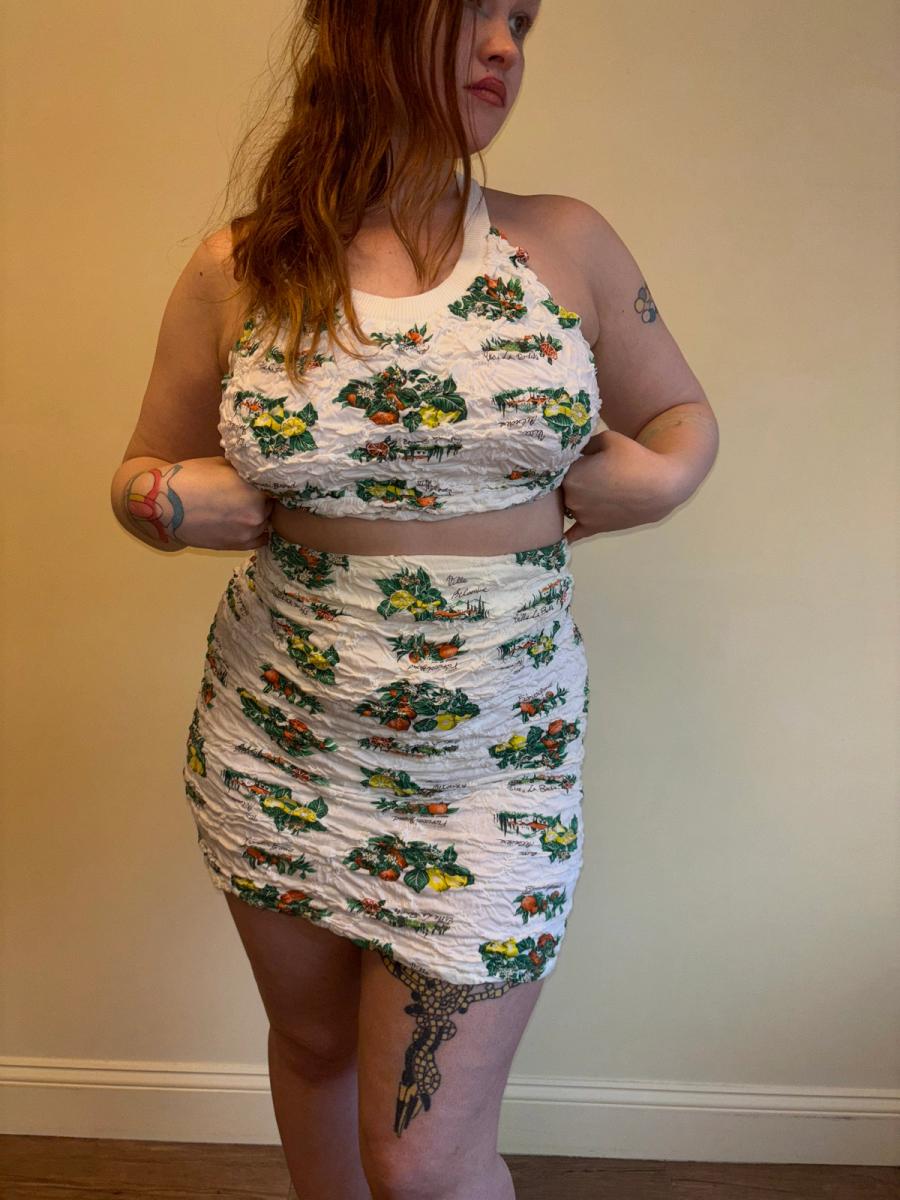 80s Fiorucci Scrunched Italian Produce Set product image