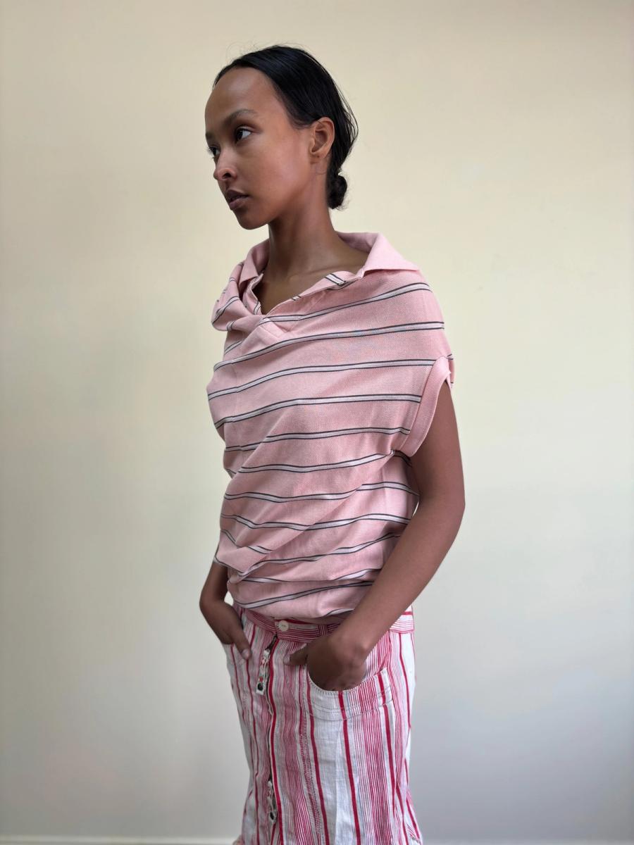 Junya Watanabe Twisted Pink Polo product image