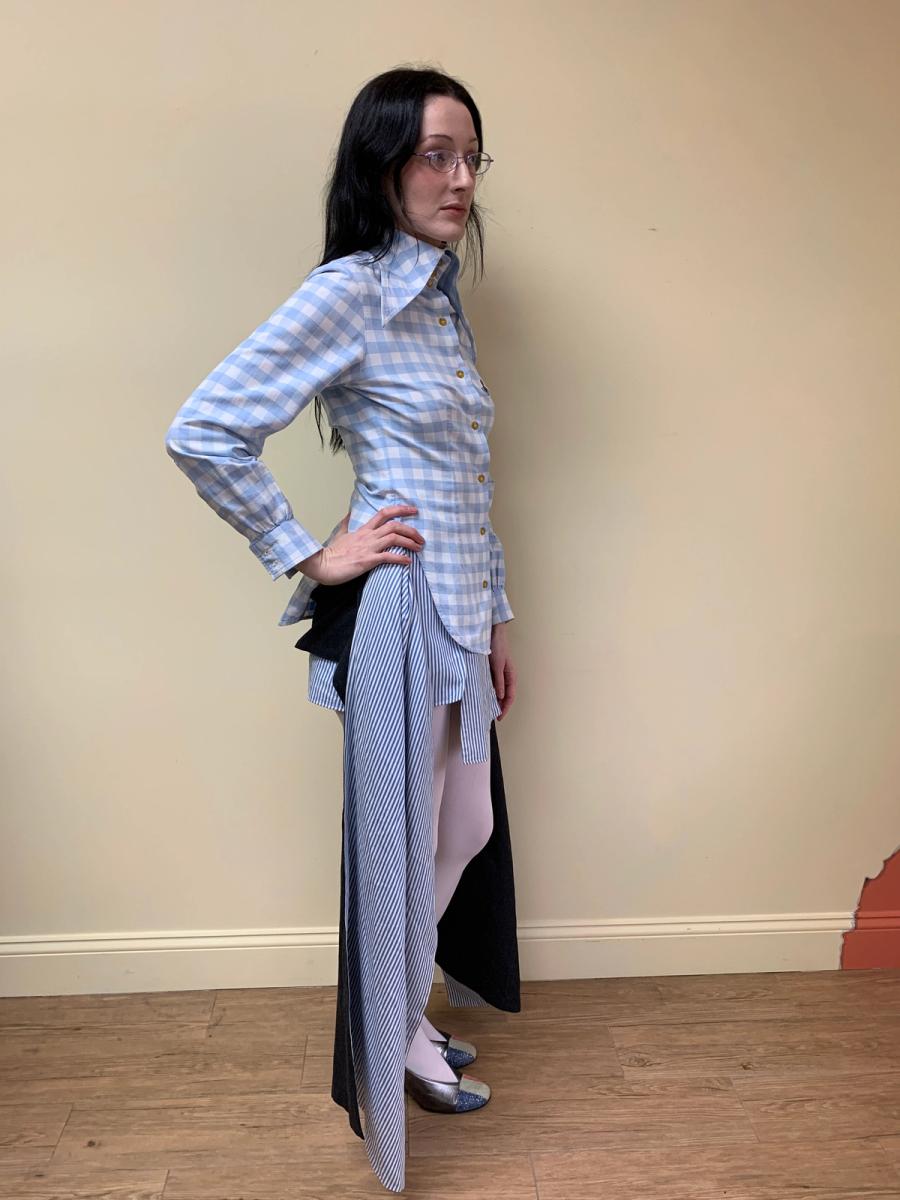 90s Vivienne Westwood Gingham Button Up product image