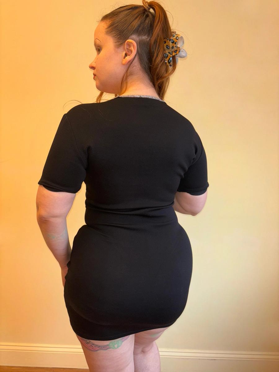 90s La Cage Aux Meufs Lace Up Dress product image