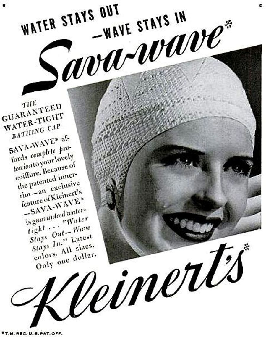 1950s Kleinerts Rubber Petal Swim Cap  product image