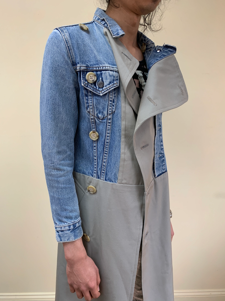 Yeah Right!! Trench and Denim Jacket Combination product image