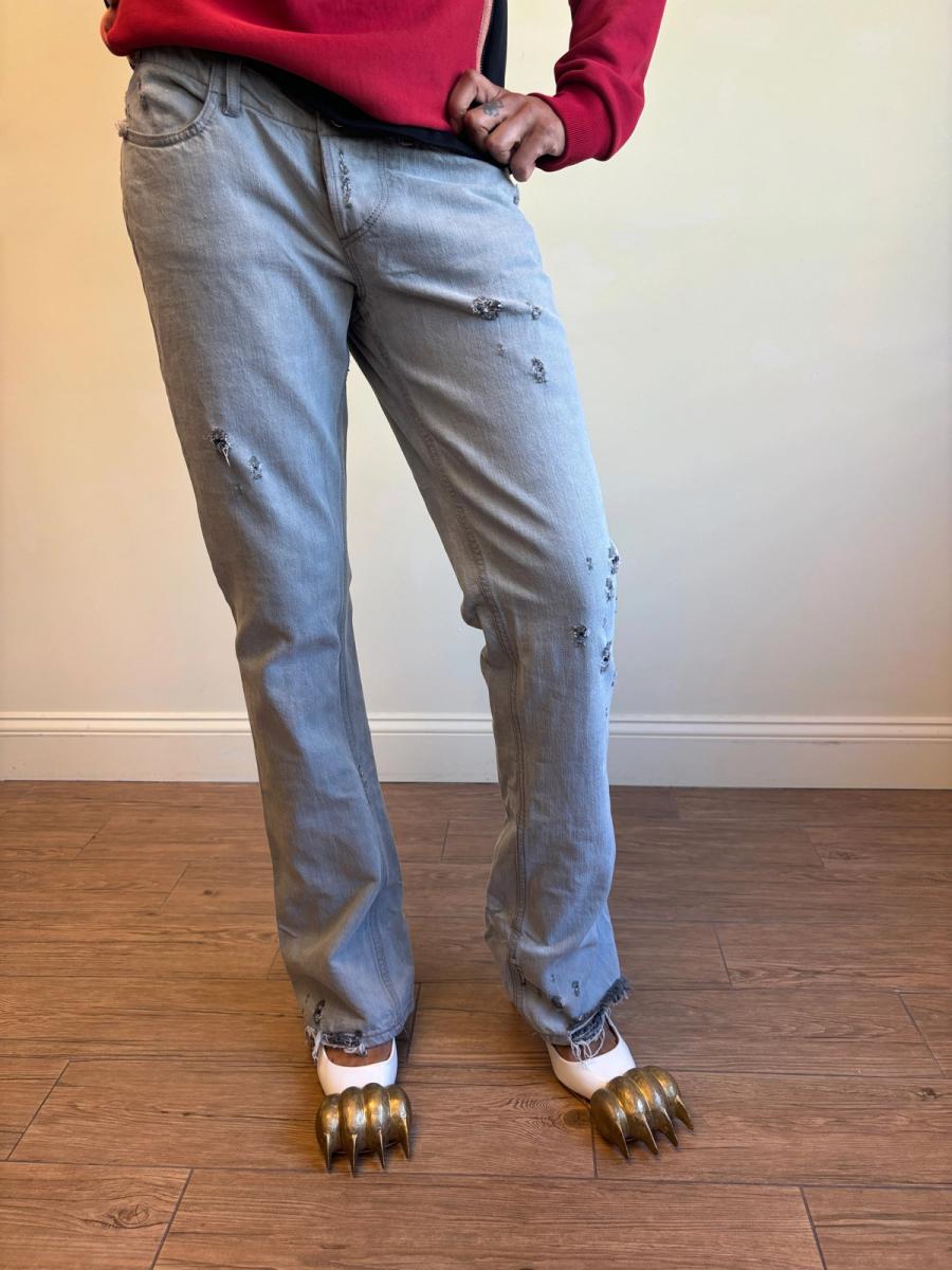 90s Vivienne Westwood Anglomania Distressed Jeans product image