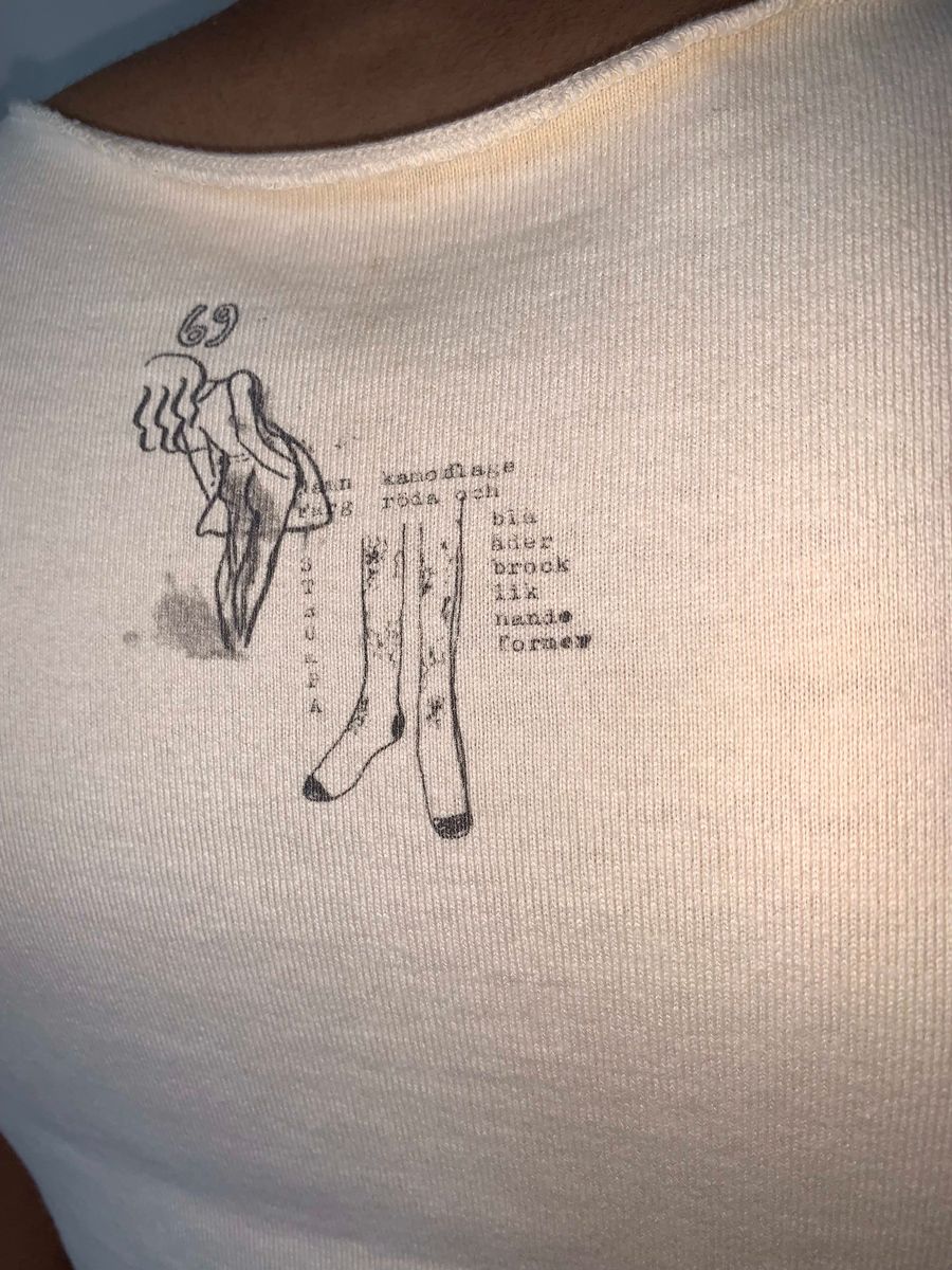 Poetry of Sex Pencil Drawing Tanktop product image
