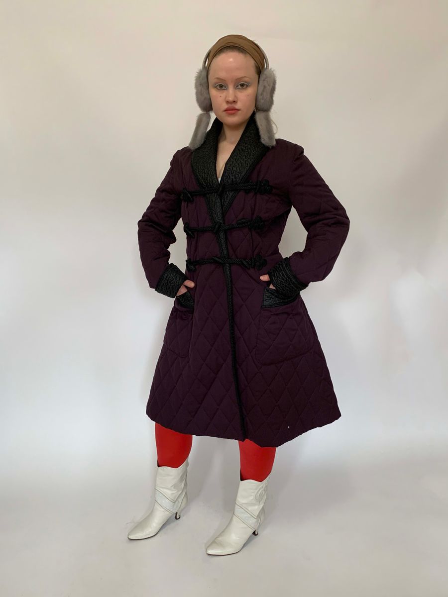 Jean Paul Gaultier 1994 Quilted Princess Coat product image
