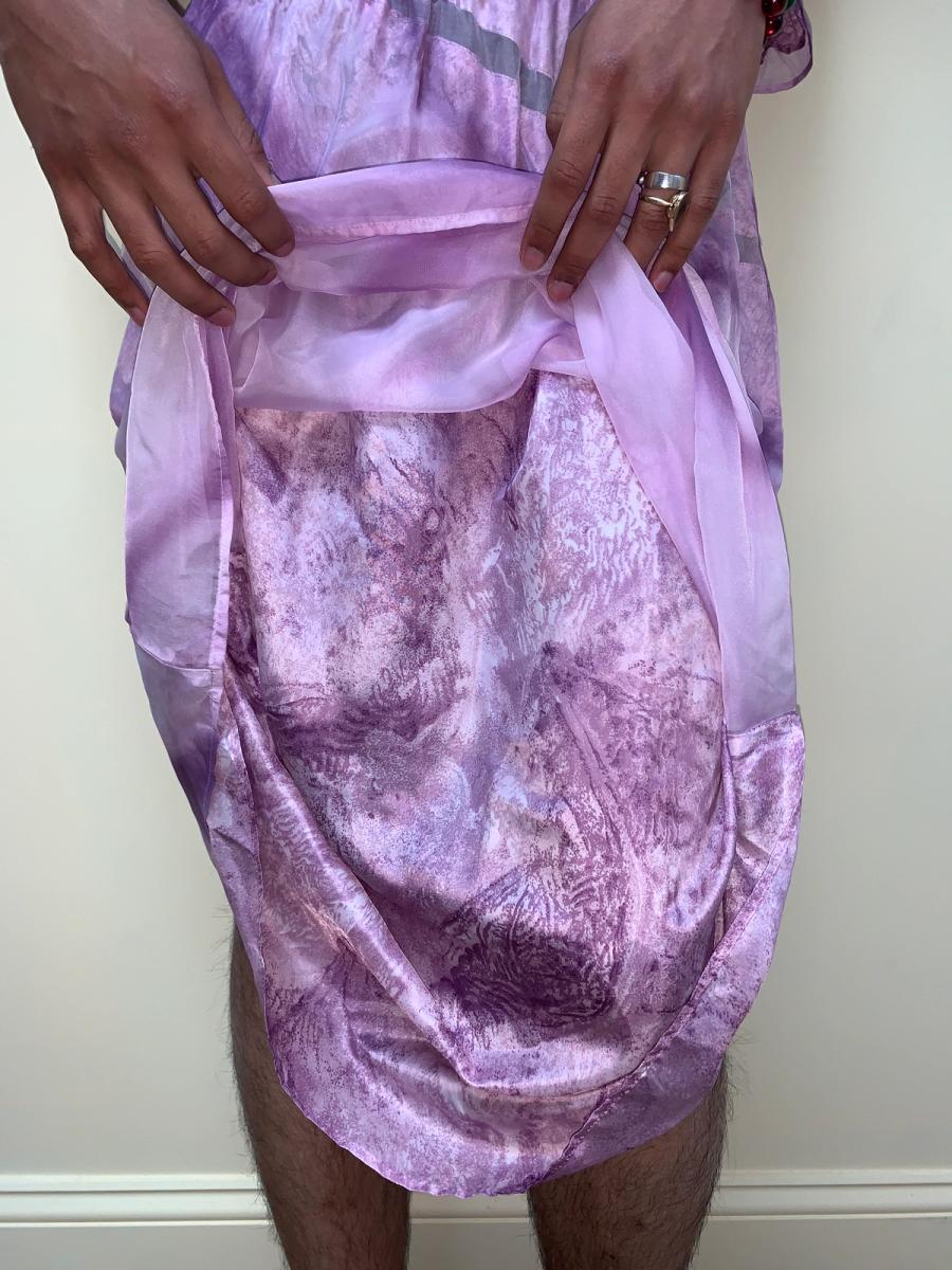 Yoshiki Hishinuma Pleated Purple Dress product image