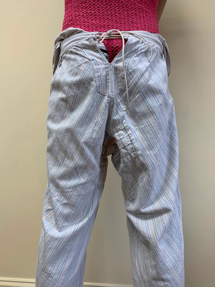 Antique Repaired Flannel Underwear From France product image