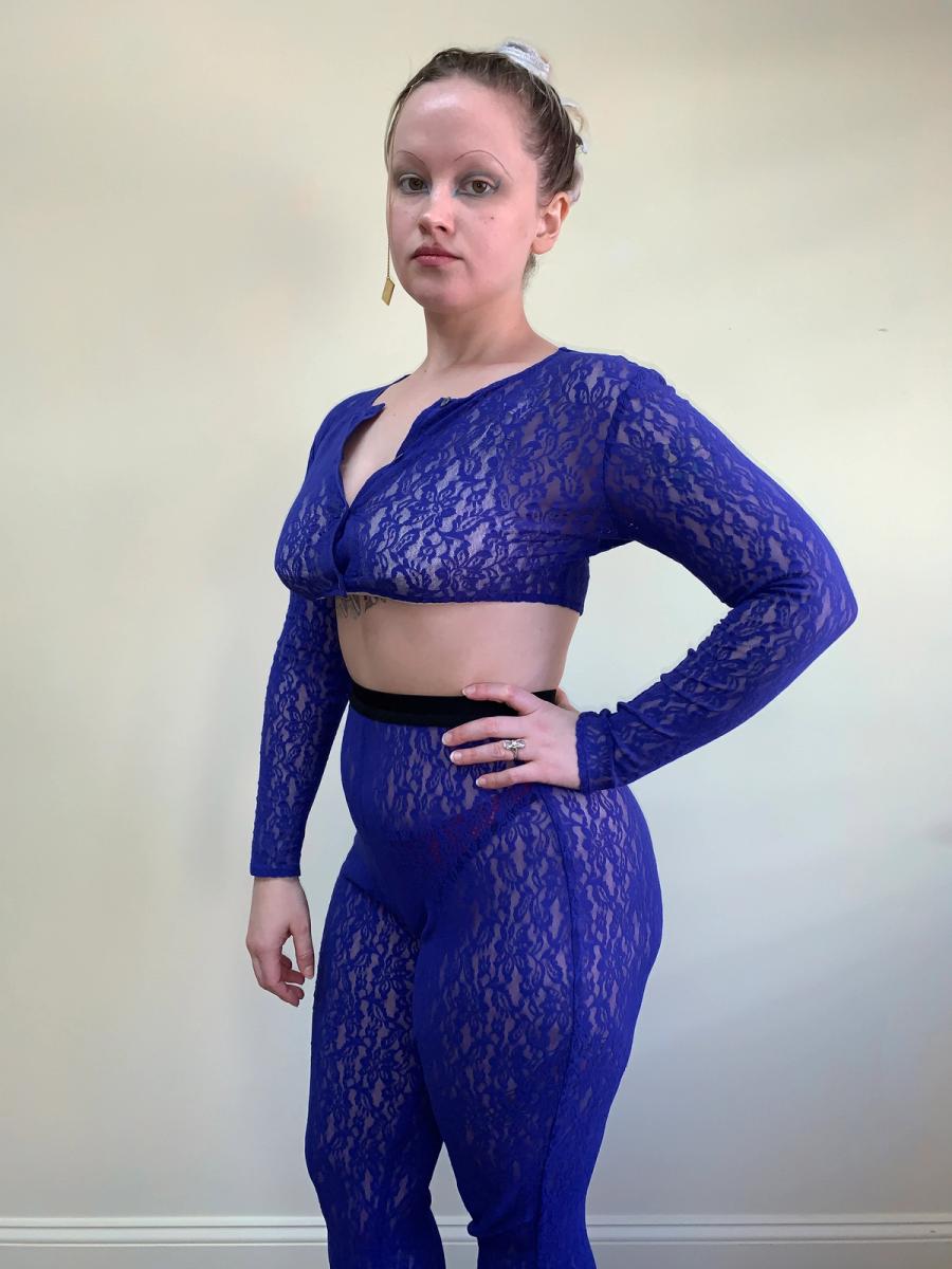 80s Gaultier Public Lace Set  product image