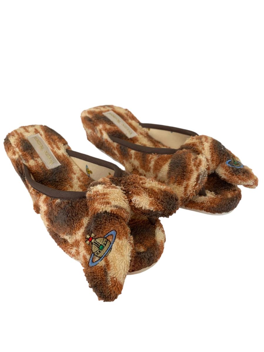 Vivienne Westwood Leopard Terrycloth Slippers product image