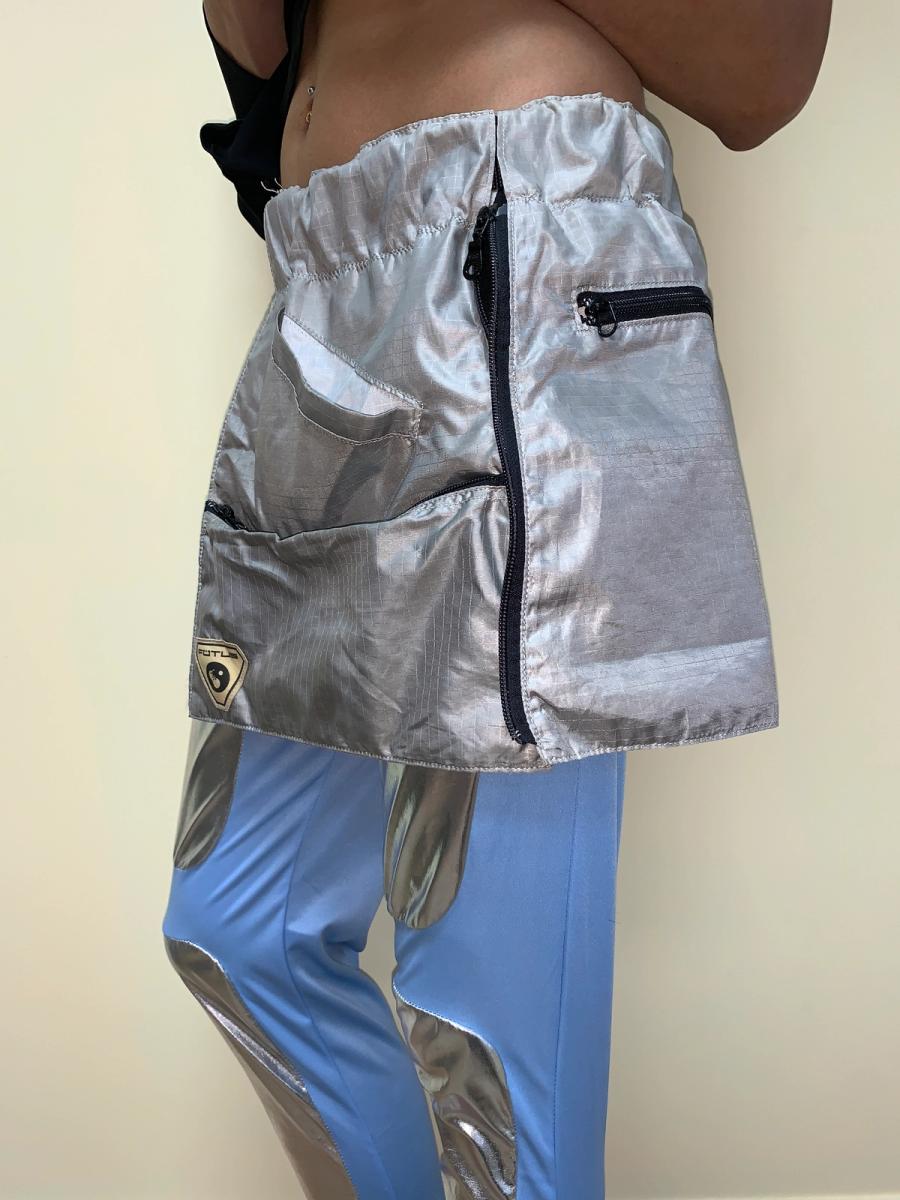 Silver Fötus Utility Belt Skirt product image