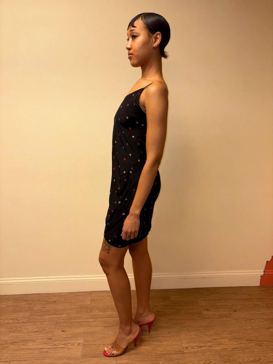 1980s Krizia Heart Confetti Dress product image