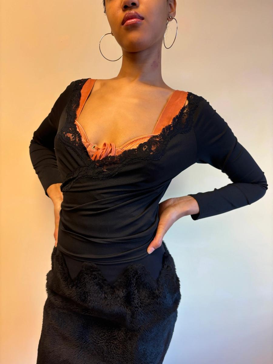 Chantal Thomass Wrap Top With Lace product image