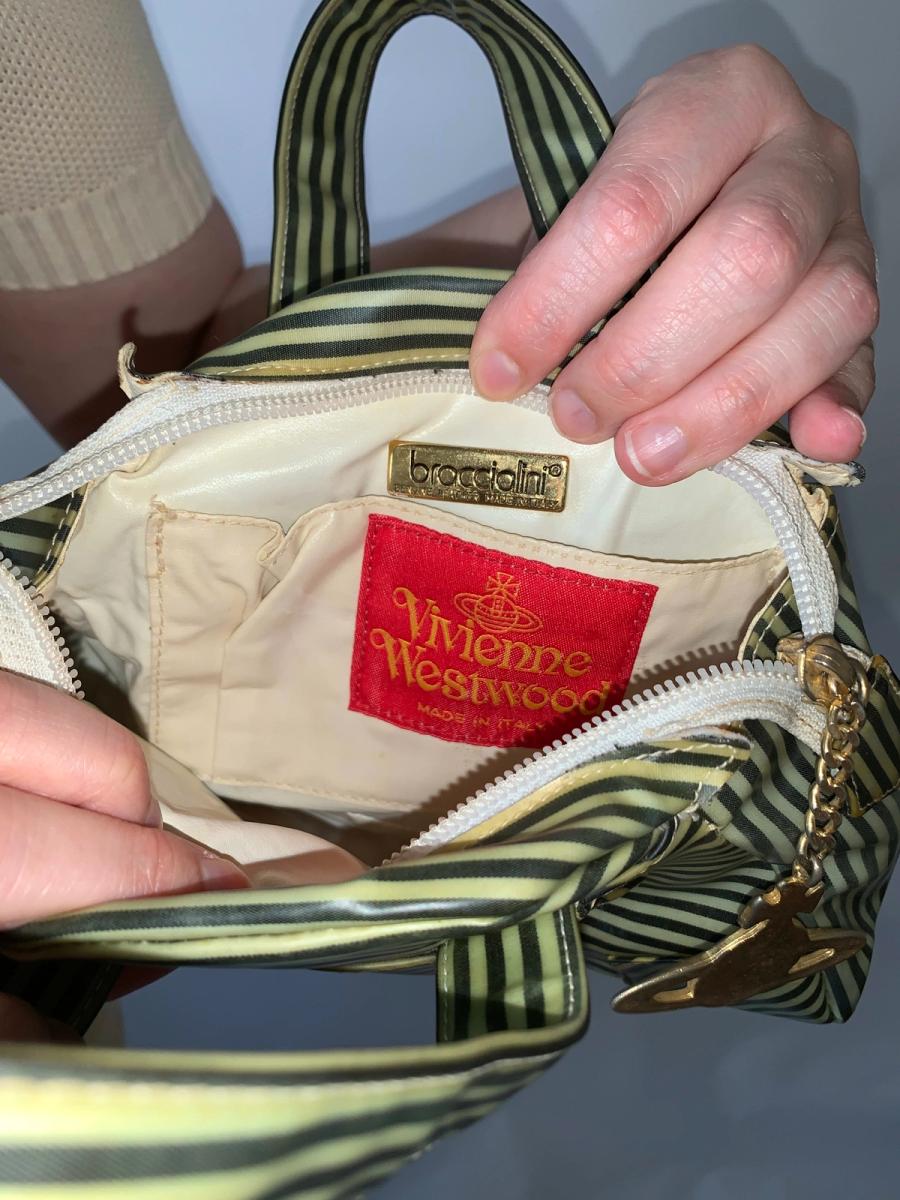 90s Vivienne Westwood Early Striped Purse  product image