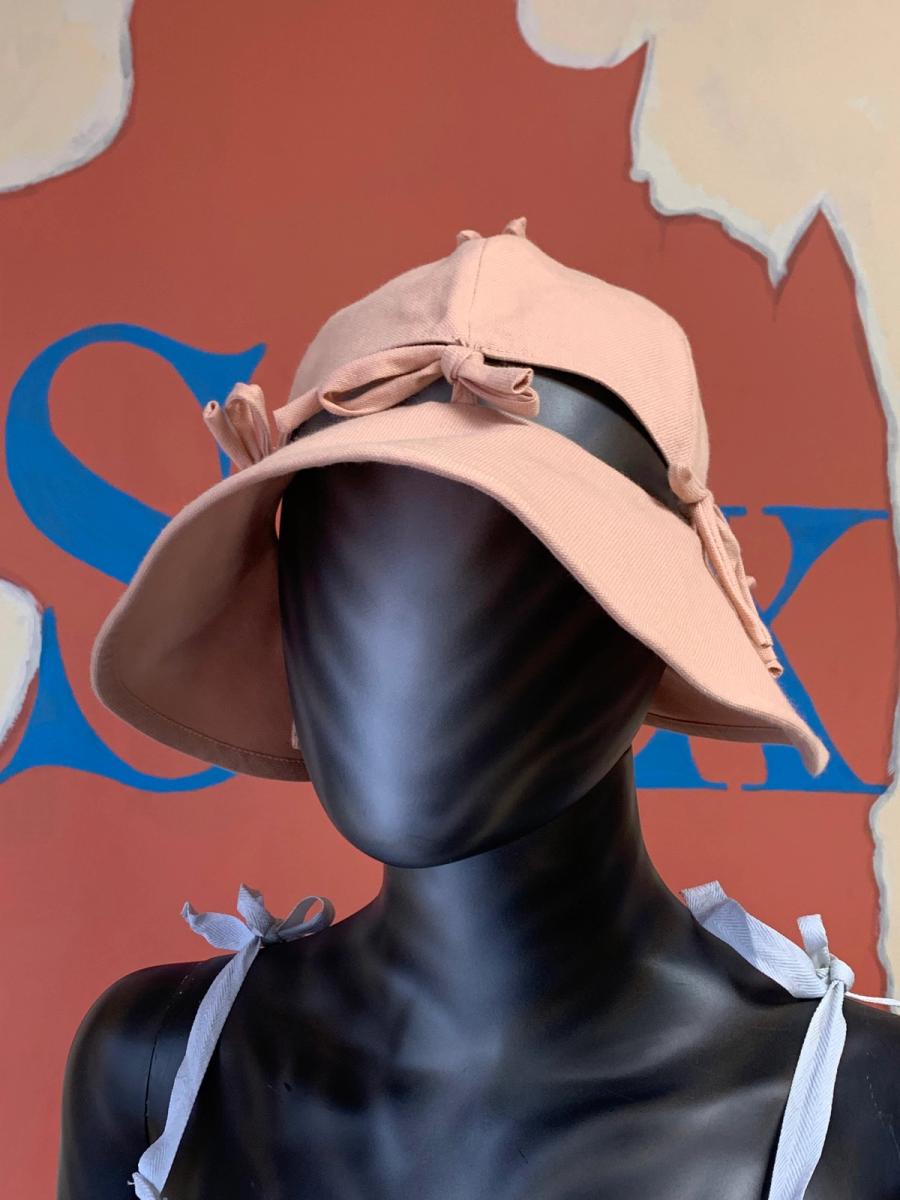 Vivienne Westwood Peach Hat with Ties product image