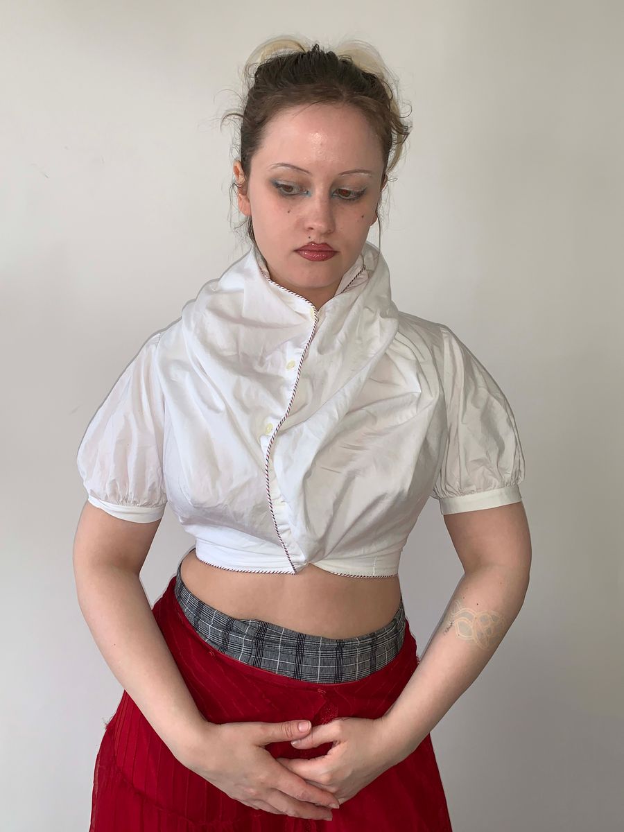 Vivienne Westwood 90s Gold Label Hooded Blouse product image