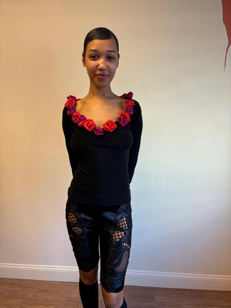 KTZ Trapunto Cutout Bike Shorts product image