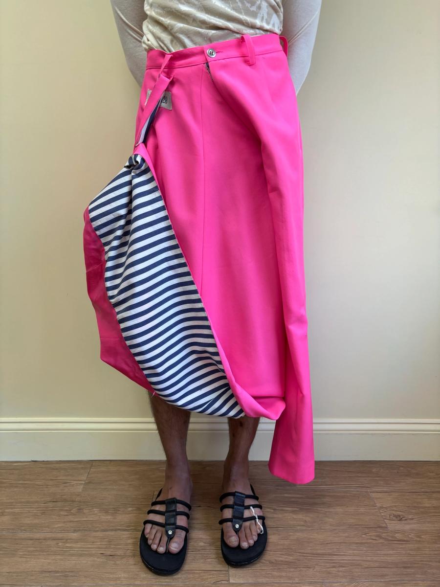 20471120 Hot Pink Convertible Skirt with Pant Leg product image