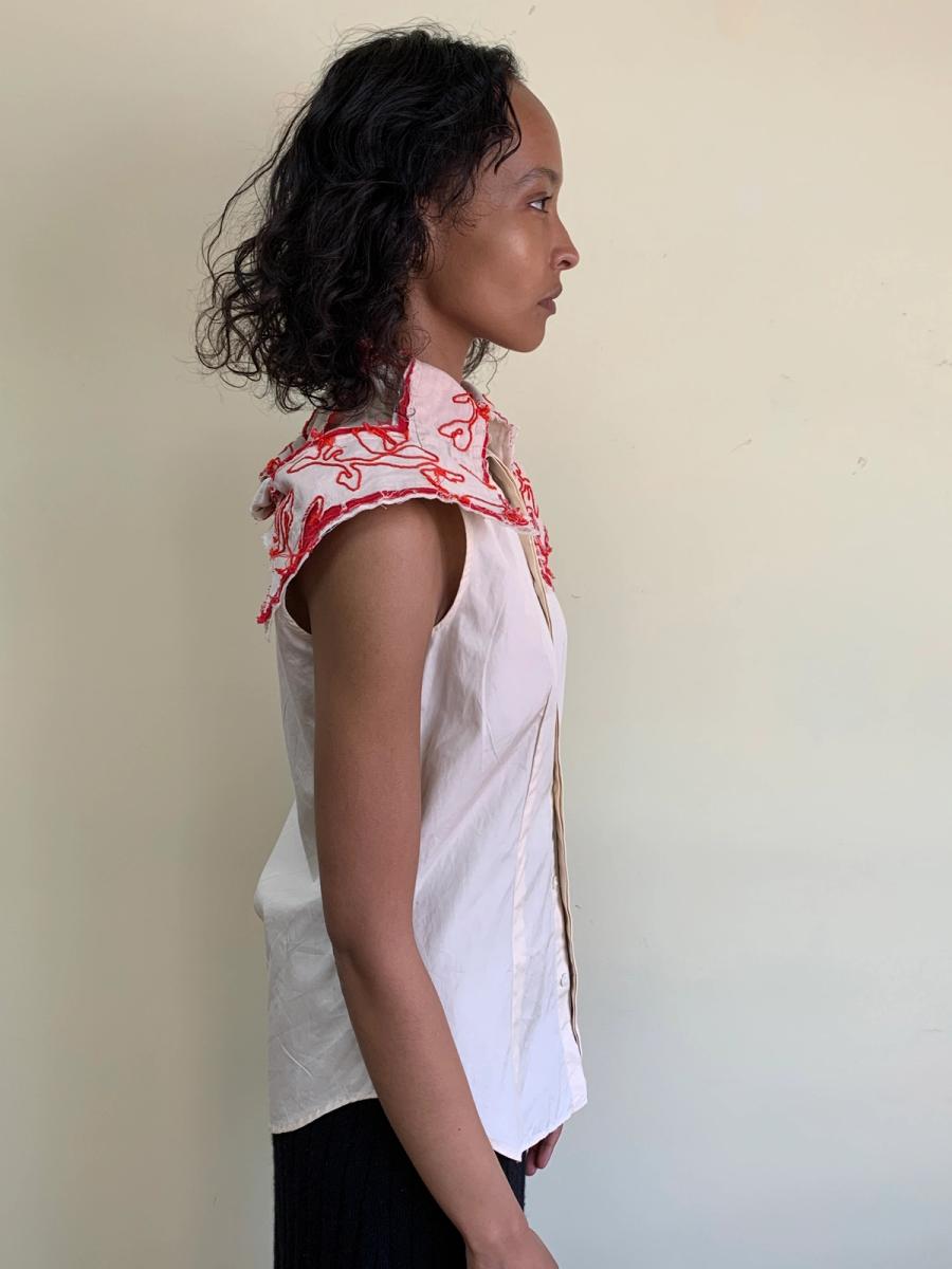 90s Masaki Matsushima Exaggerated Collar Button Up  product image