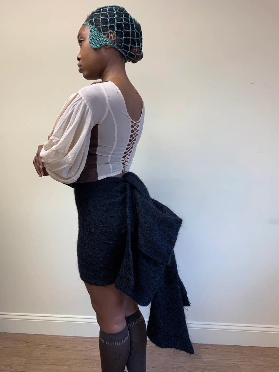 Vivienne Westwood 1992 Runway Mohair Bustle Skirt product image