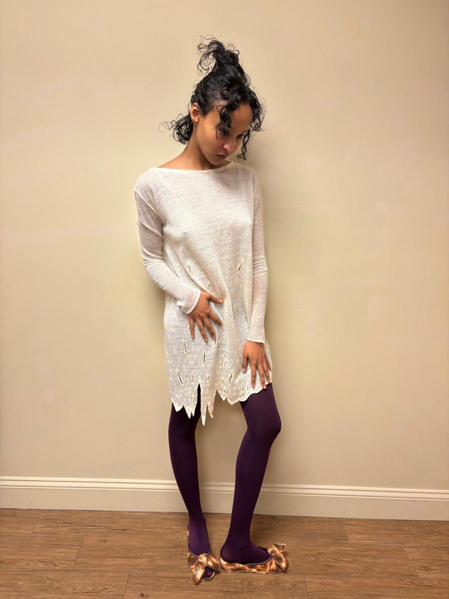 Krizia Faux Shredded Knit product image