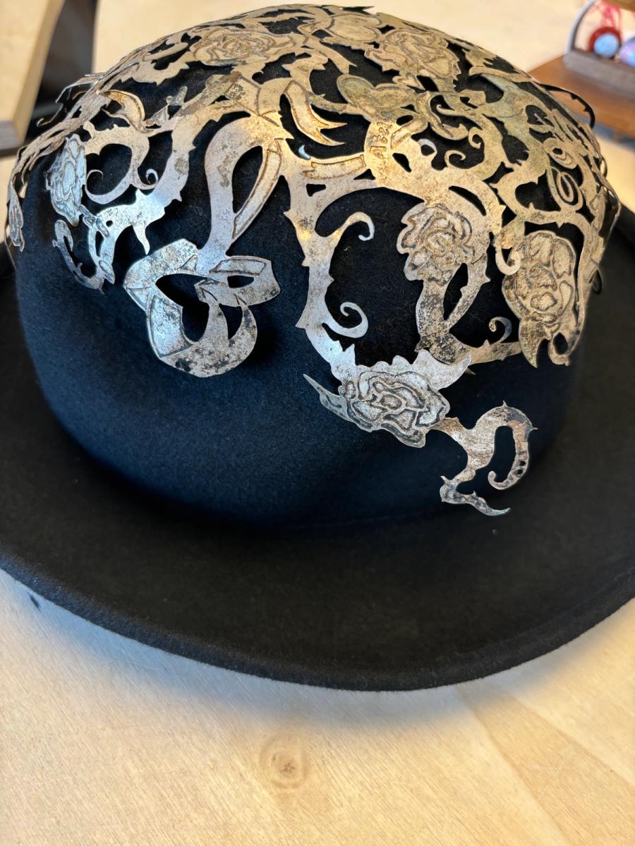 1989 Atelier Cutout Brass Bowler Hat product image