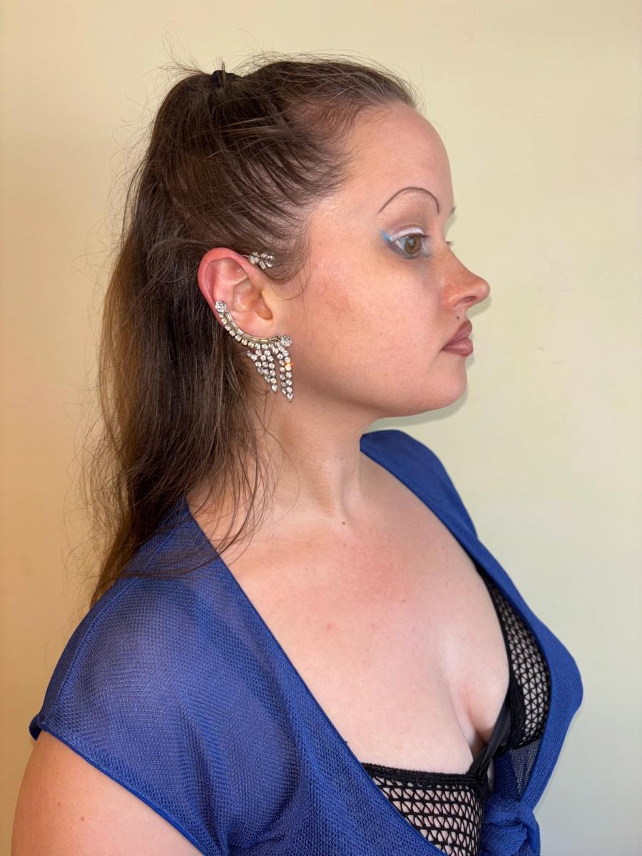 50s Rhinestone Ear Cuff product image