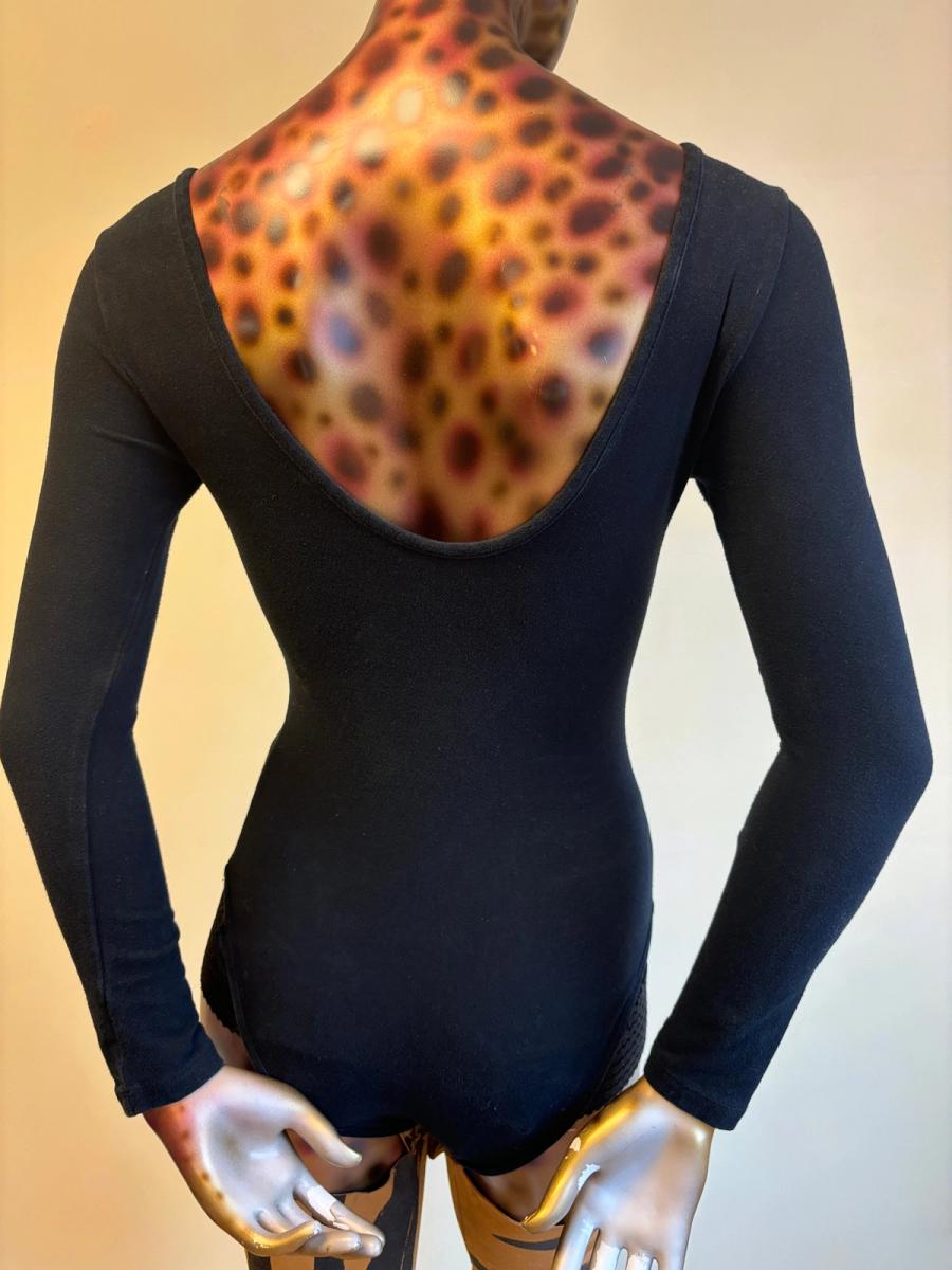 Long Sleeve Black Rare Dead Old Clothes Leotard product image