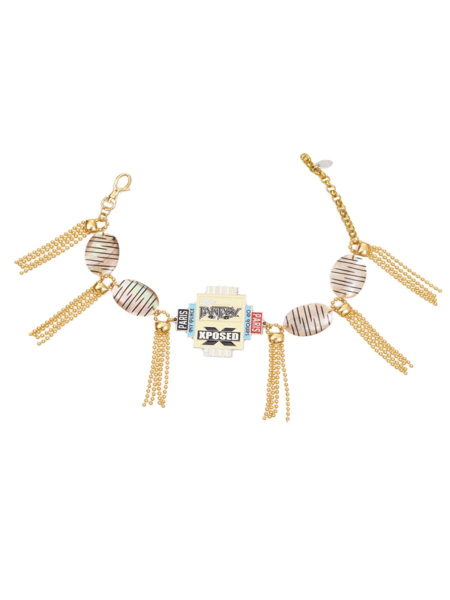 XPOSED Charm Choker with Zebra Plaquettes product image