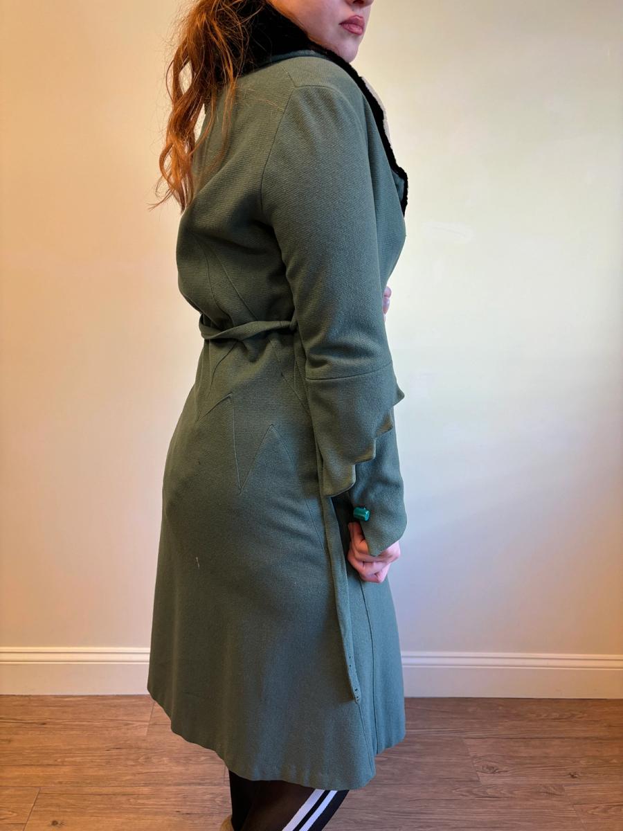 1920s or early 1930s Celadon Deco Coat  product image