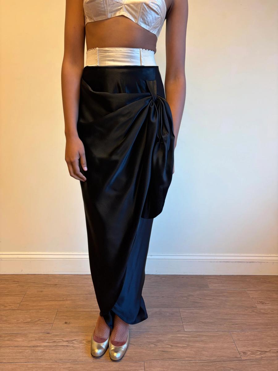 1980s Norma Kamali OMO Convertible Skirt Pant product image