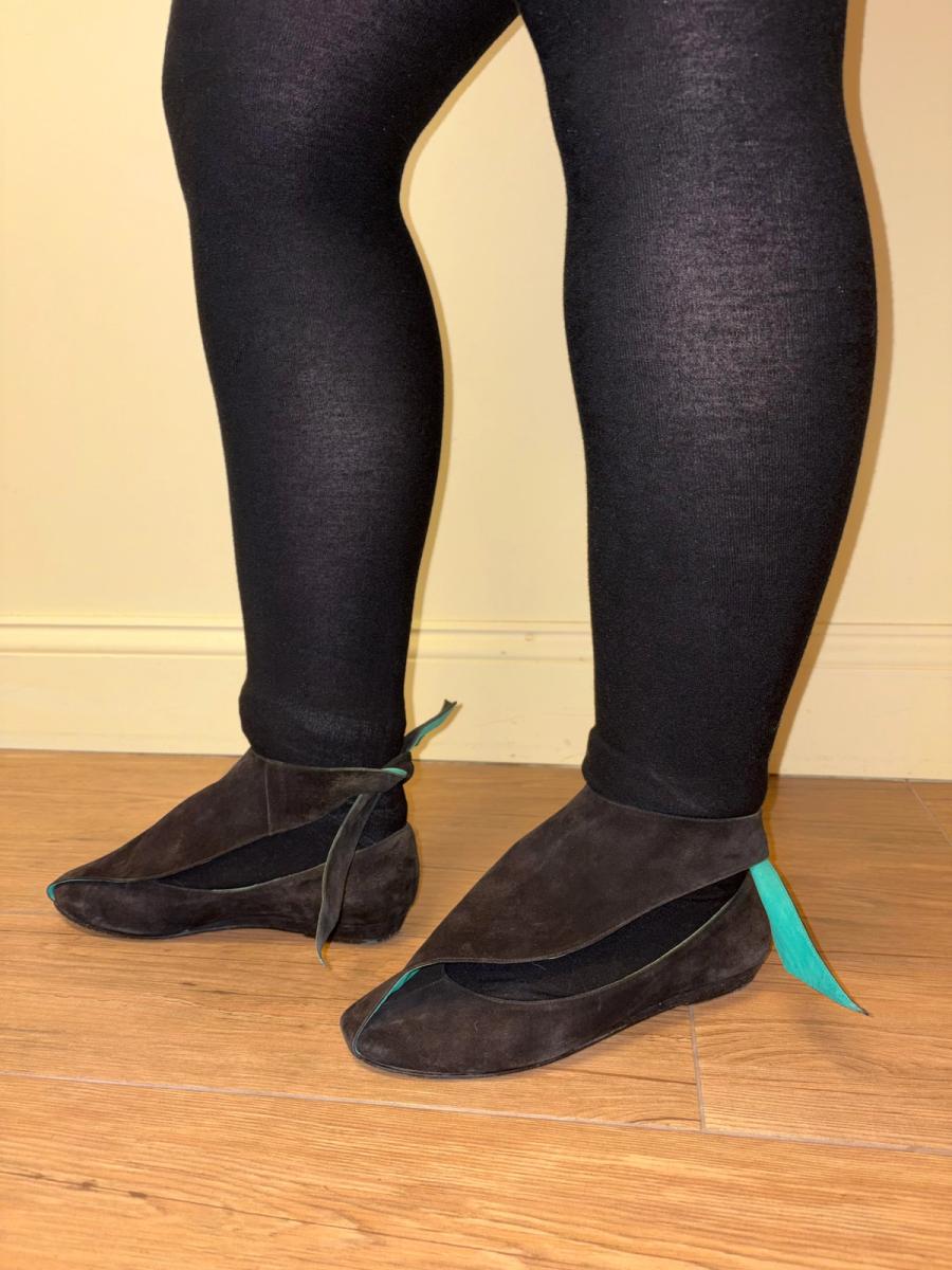 80s Flat Shoes with Ankle Straps product image