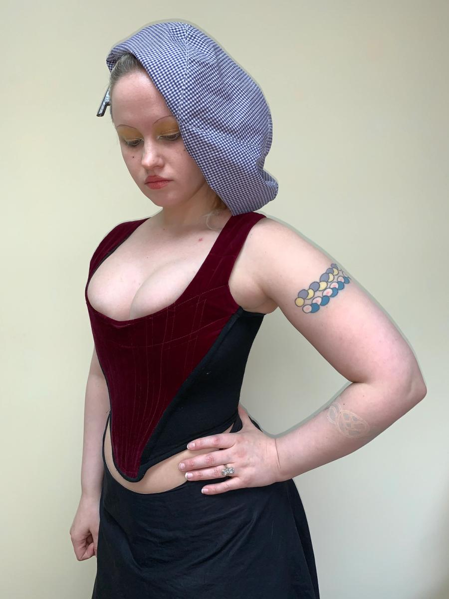 1987 Vivienne Westwood 'Harris Tweed' Collection Velvet Corset product image