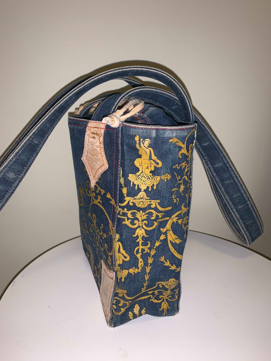 1990 Vivienne Westwood Portrait Collection Denim Boule Bag  product image