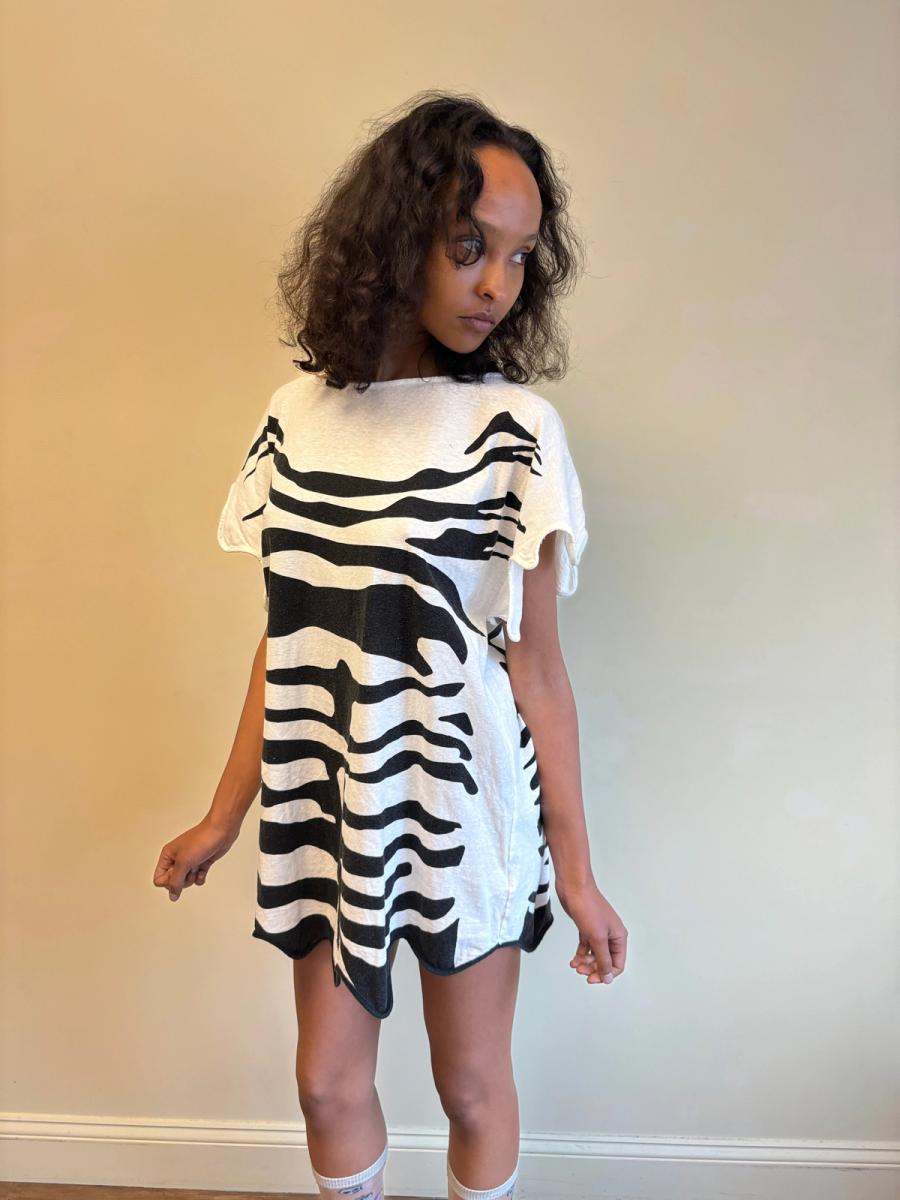 Bernhard Willhelm Zebra Pelt Tunic product image