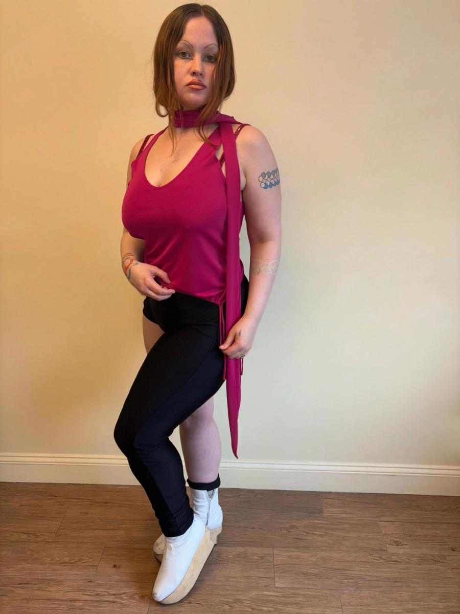 Lolita Lempicka Pink Scarf Tanktop product image