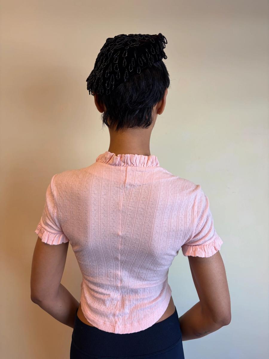 90s Vivienne Westwood Pink Pointelle Top product image