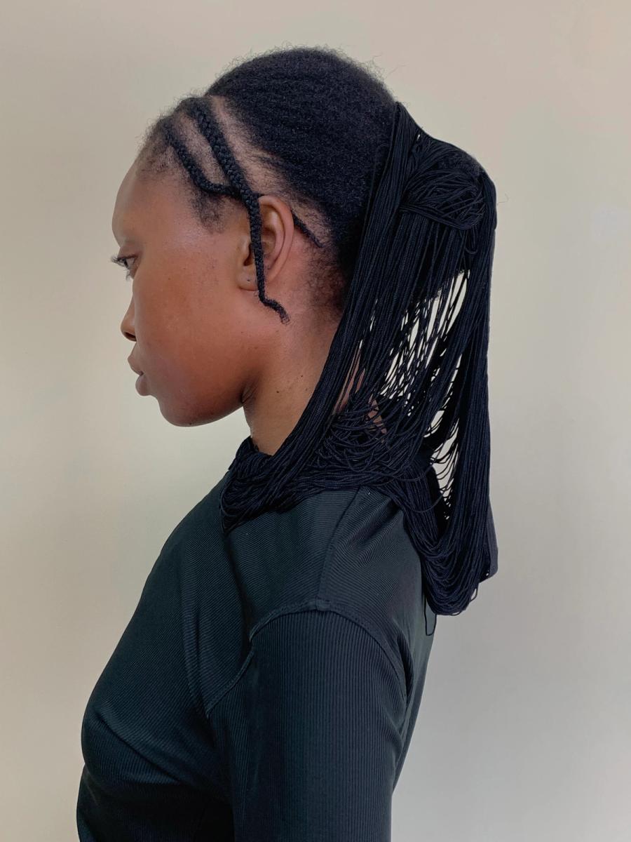 80s Gaultier Fringe Hood Set product image