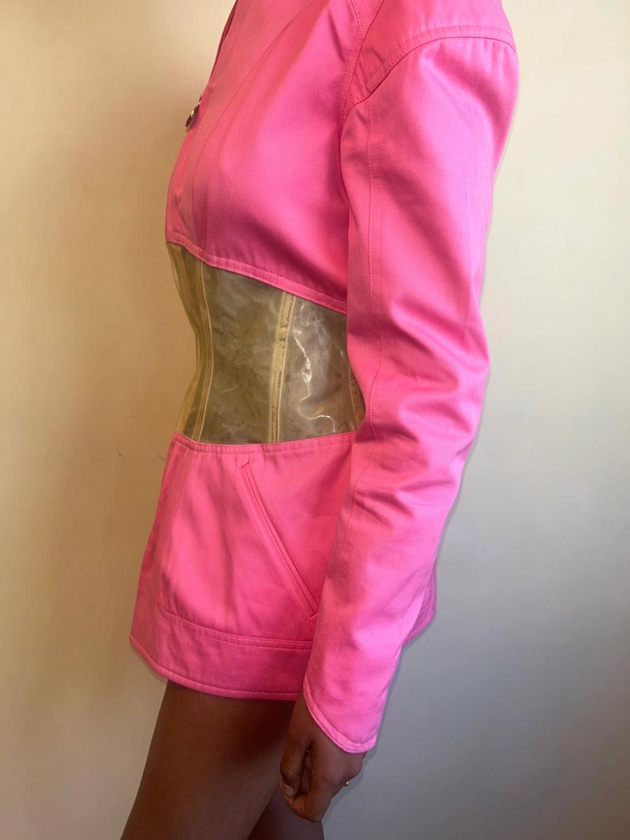 Thierry Mugler Trademark MTM Hot Pink PVC Jacket product image