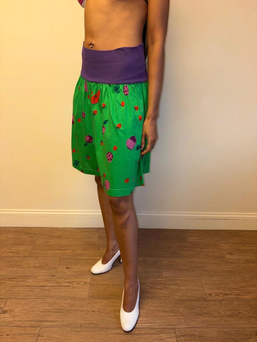 80s Ungaro Fruit Print Shorts product image