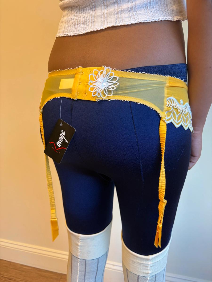 90s Ravage Yellow Garter Belt product image