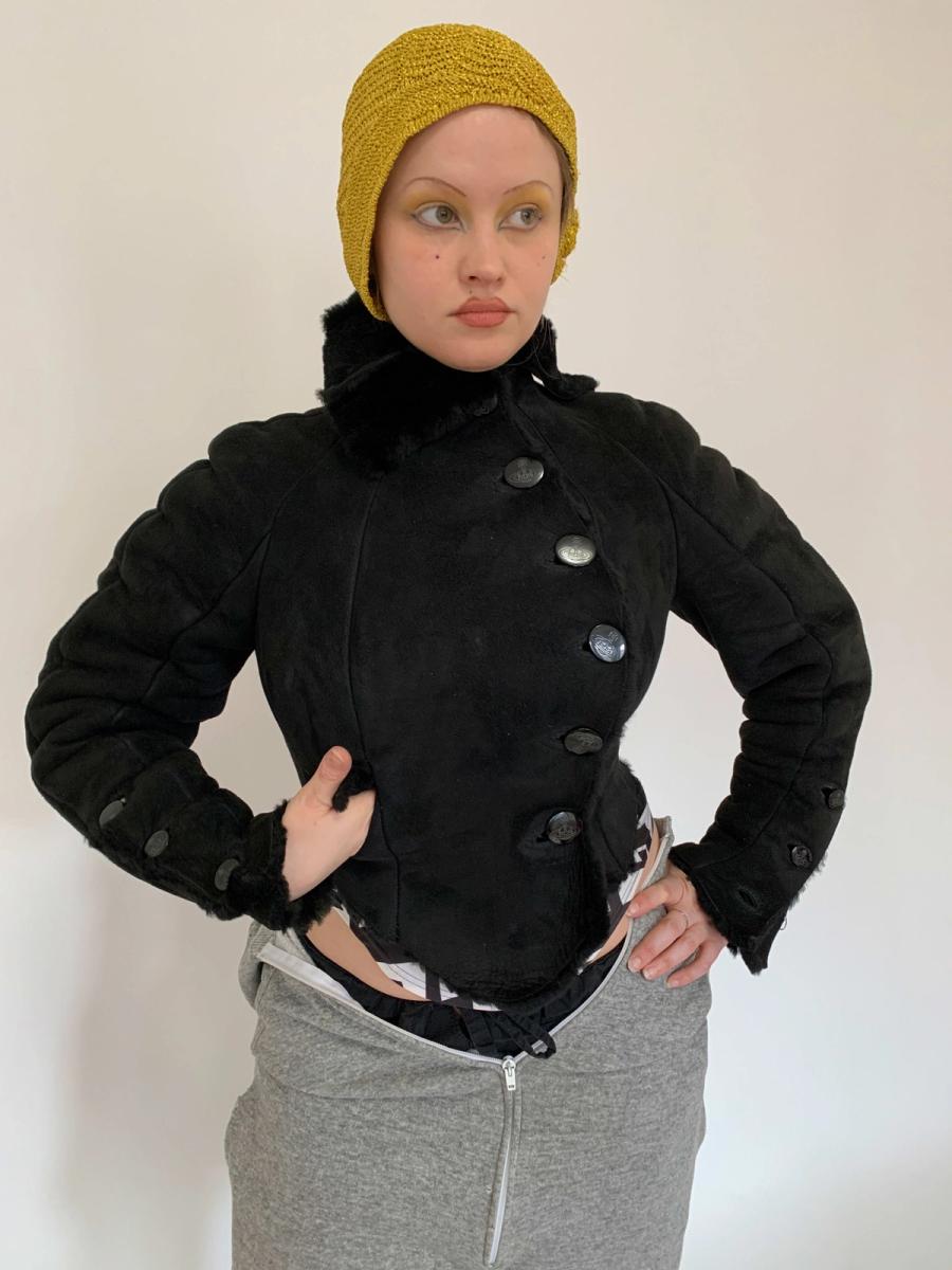 90s Vivienne Westwood Shearling Jacket product image