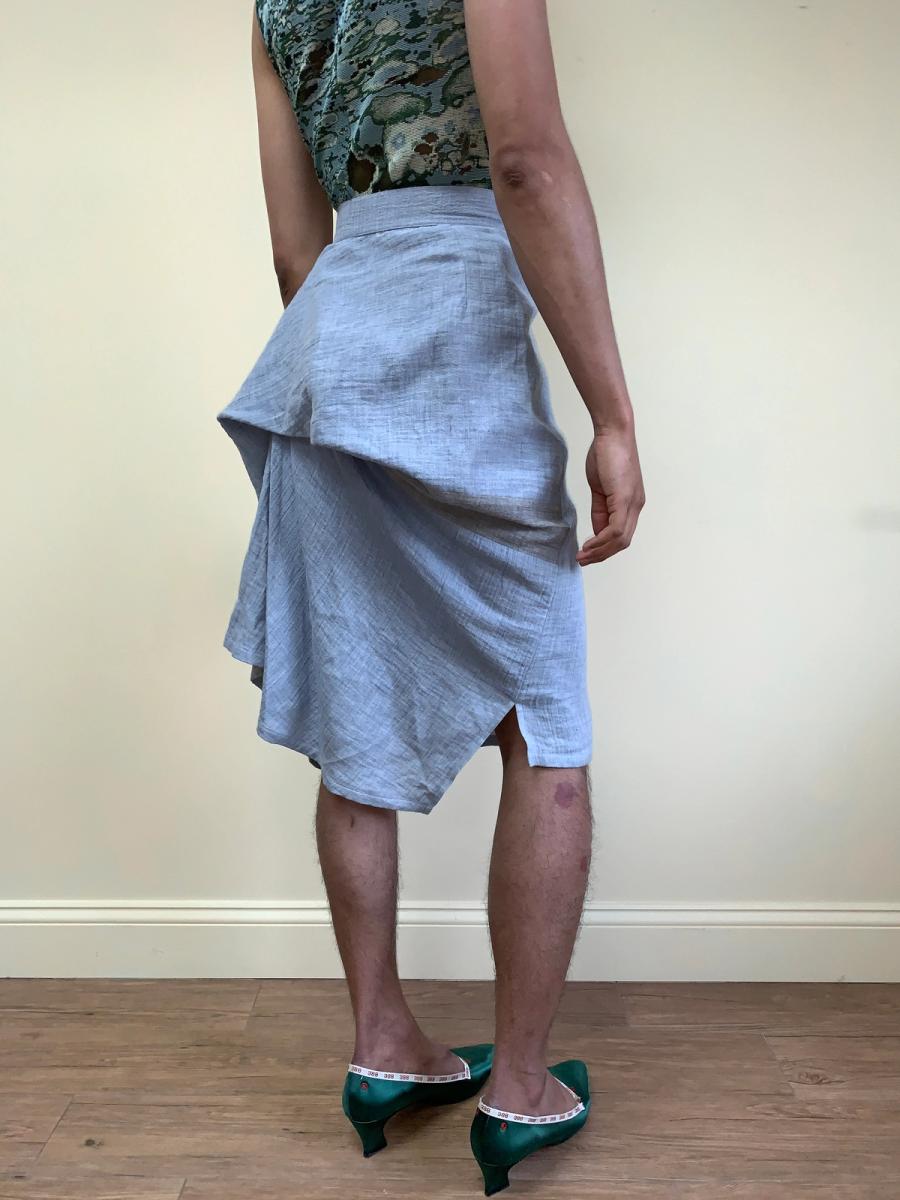 Freak of Psycho Muslin Bustle Skirt product image