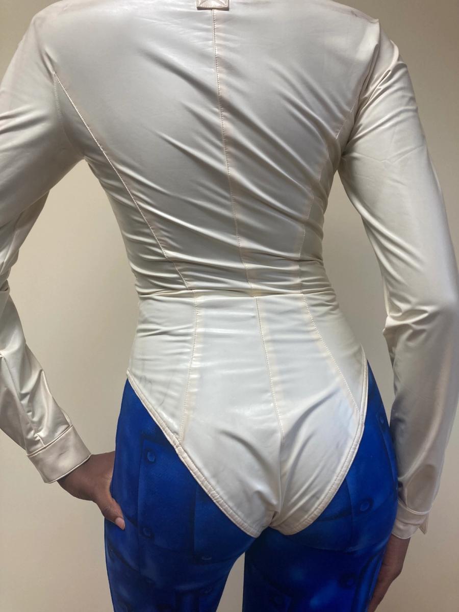 90s Thierry Mugler PVC Leotard product image