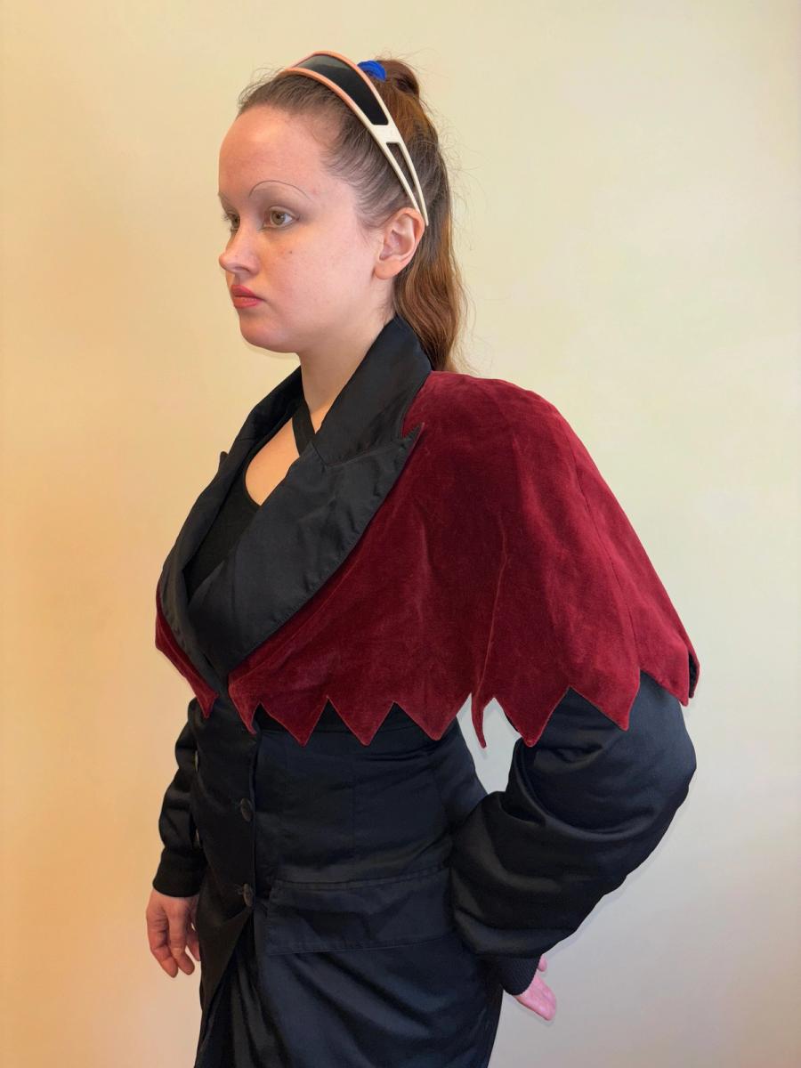 90s Aquagirl Jagged Hem Collar Jacket product image