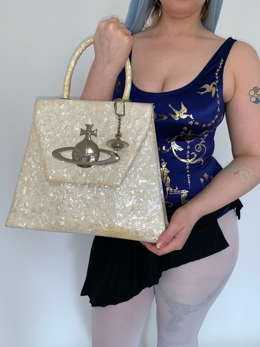 Late 80s/ Early 90s Vivienne Westwood Giant Orb Purse product image